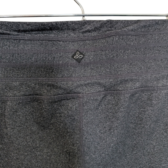 prAna Olympia Shorts Yoga Sustainable Womens M Athletic Earthy Granola Grey - Picture 5 of 11